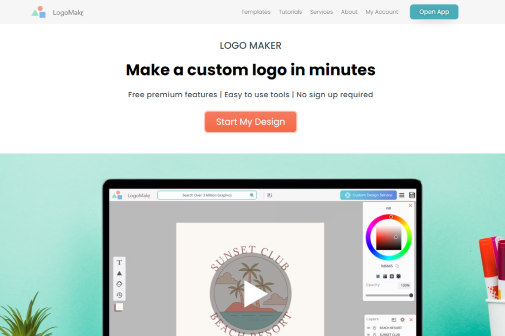 site logo maker for creating a WordPress blog